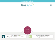 Tablet Screenshot of maisonbleucitron.com